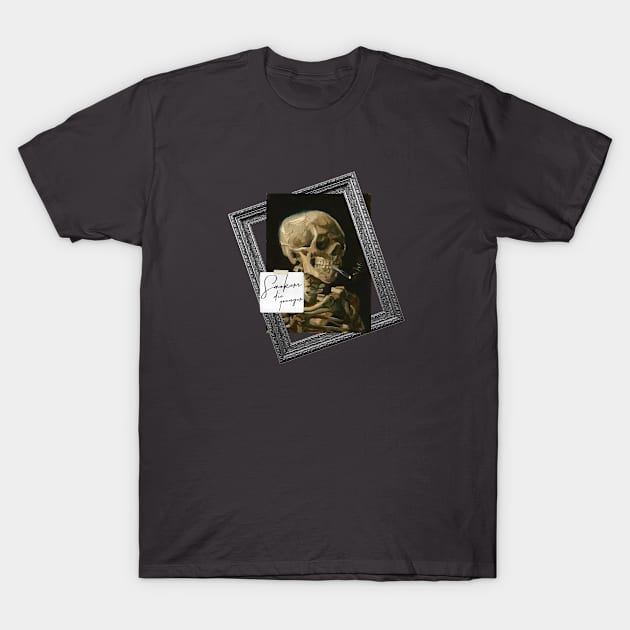 Smokers Die Younger "Van Gogh" T-Shirt by Looki